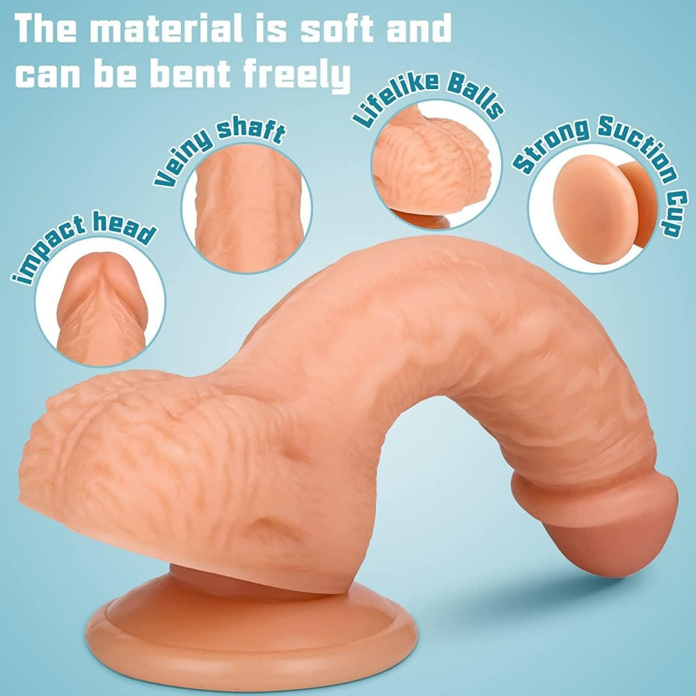 20.5 CM  Silicone Dildo with Strong Suction Cup