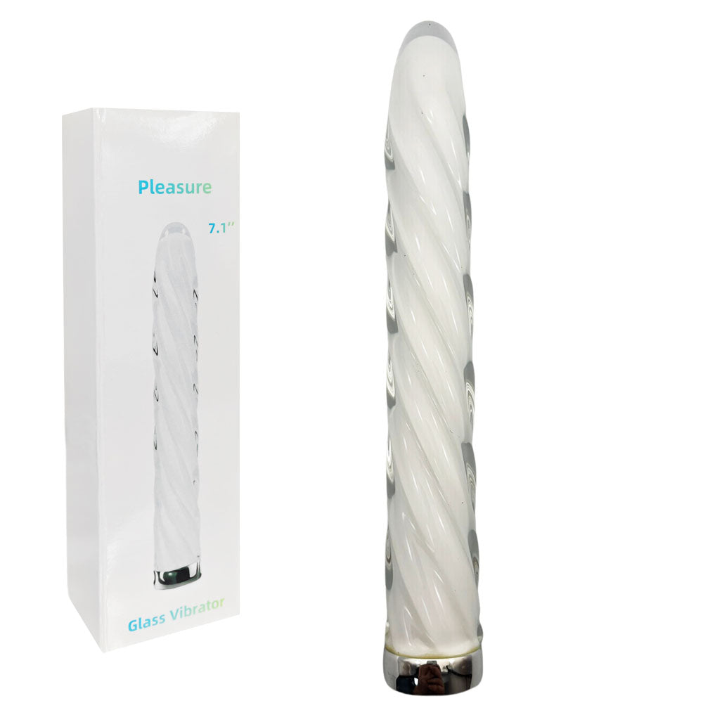 10-Mode Rechargeable Glass Classic Vibrator