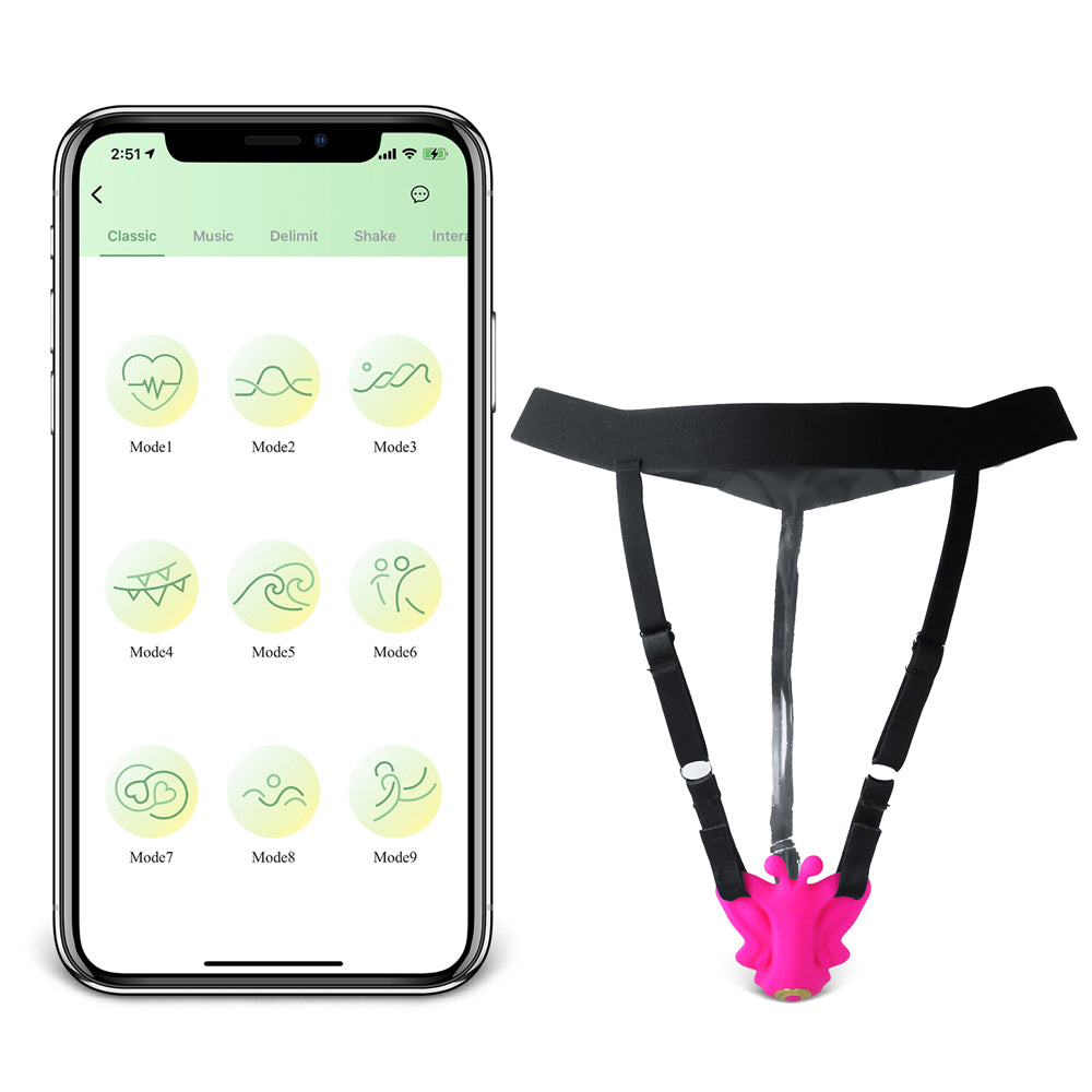 9-Speed App-Controlled Wearable Wat Vibrator