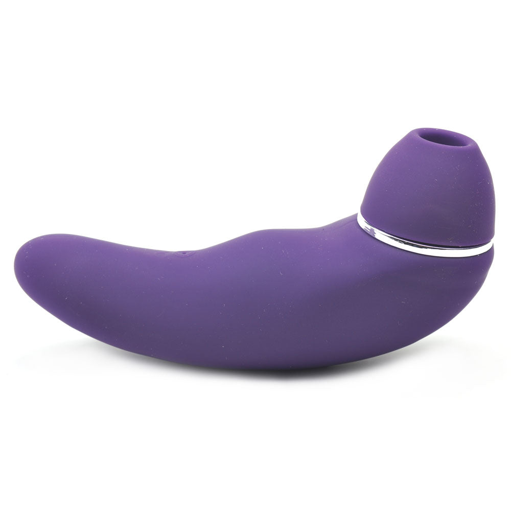 Blue Color Rechargeable Silicone Clitoral Stimulator ( Suction and Vibration )