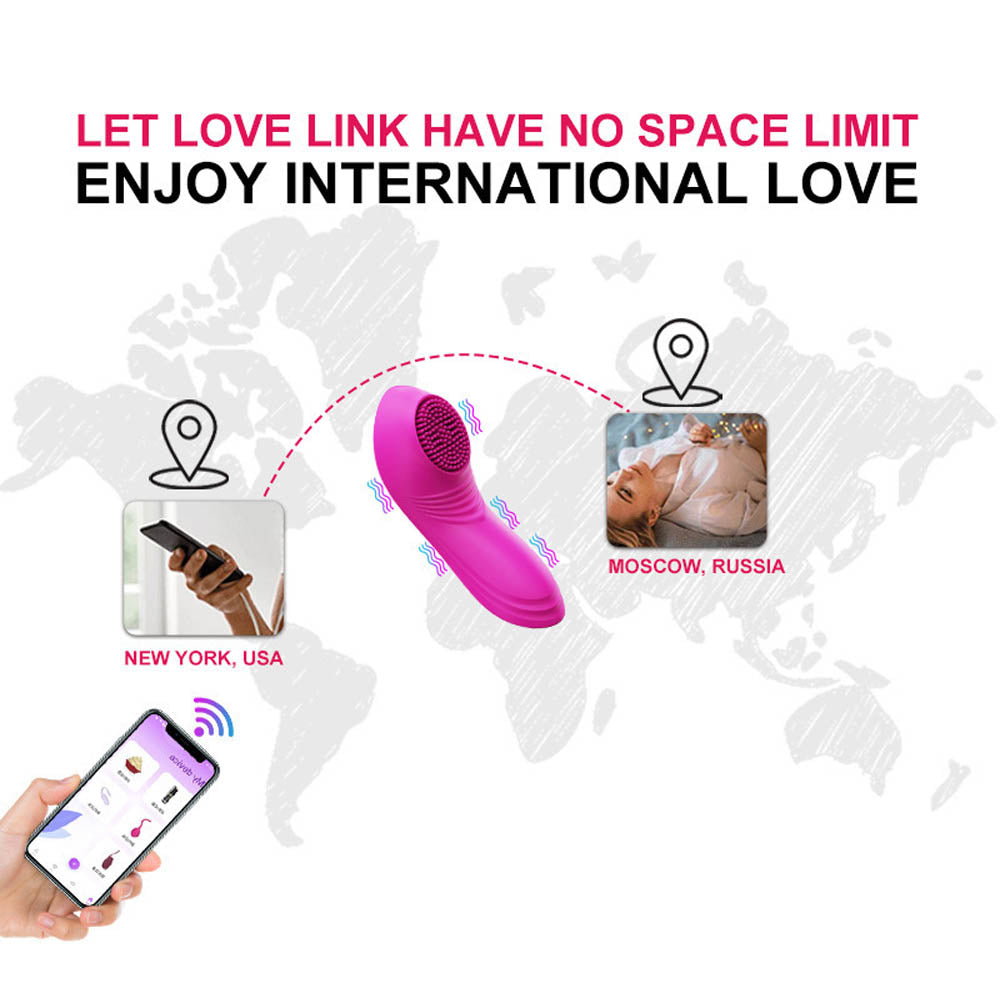 Rechargeable Silicone App-Controlled Panty Vibrator
