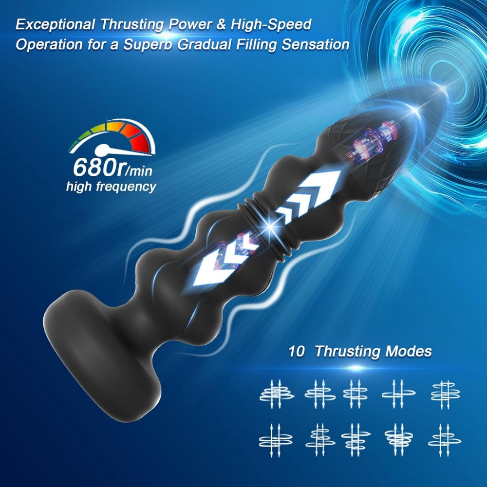 10-Speed  Thrusting & Vibrating  Prostate Massager