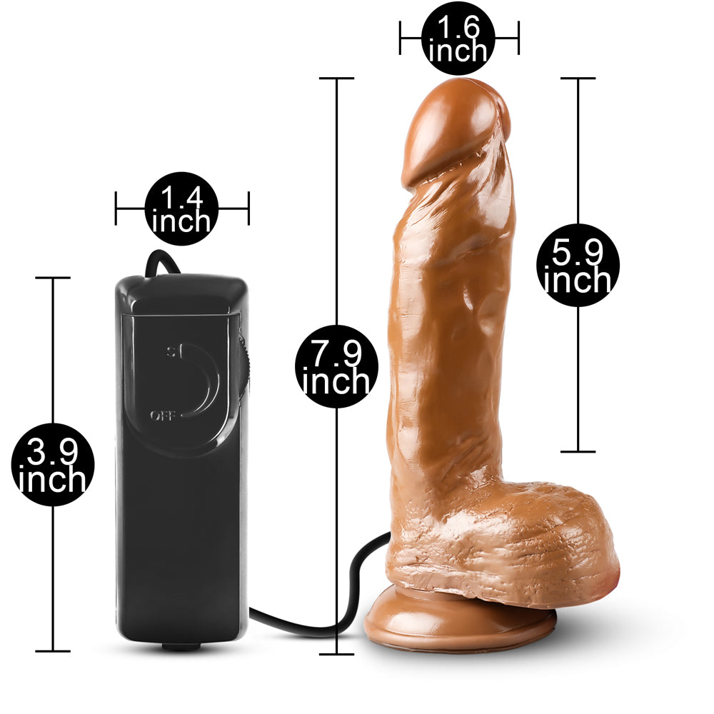 Brown Color Realistic Vibrator