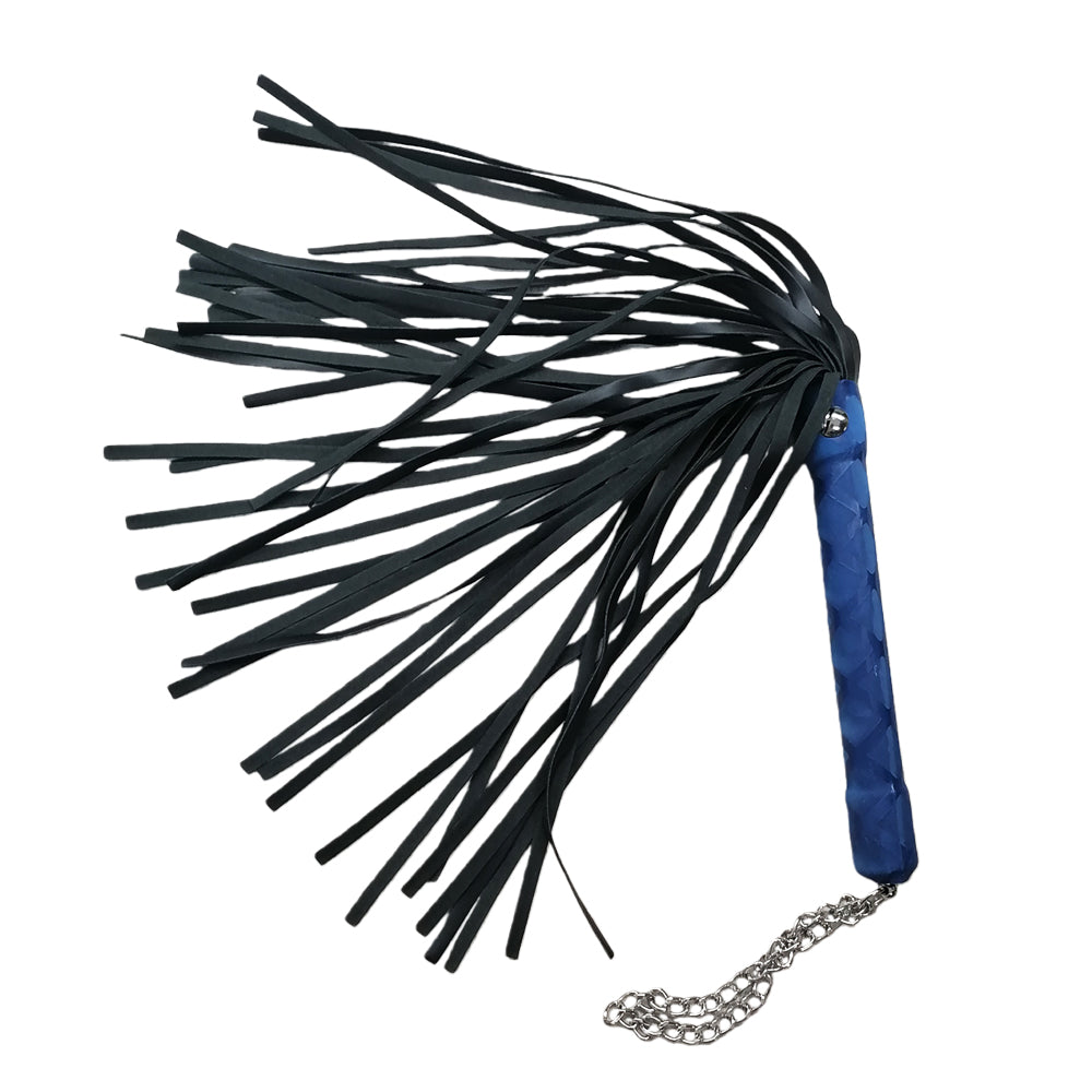 Black/ Blue  Whip – Soft Flogger