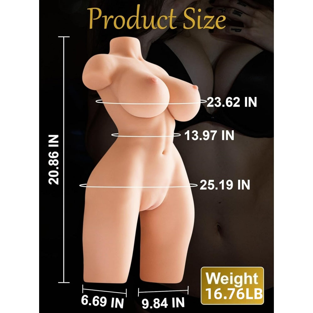 16.76LB Life-Like Flesh Colored TPE Sex Doll