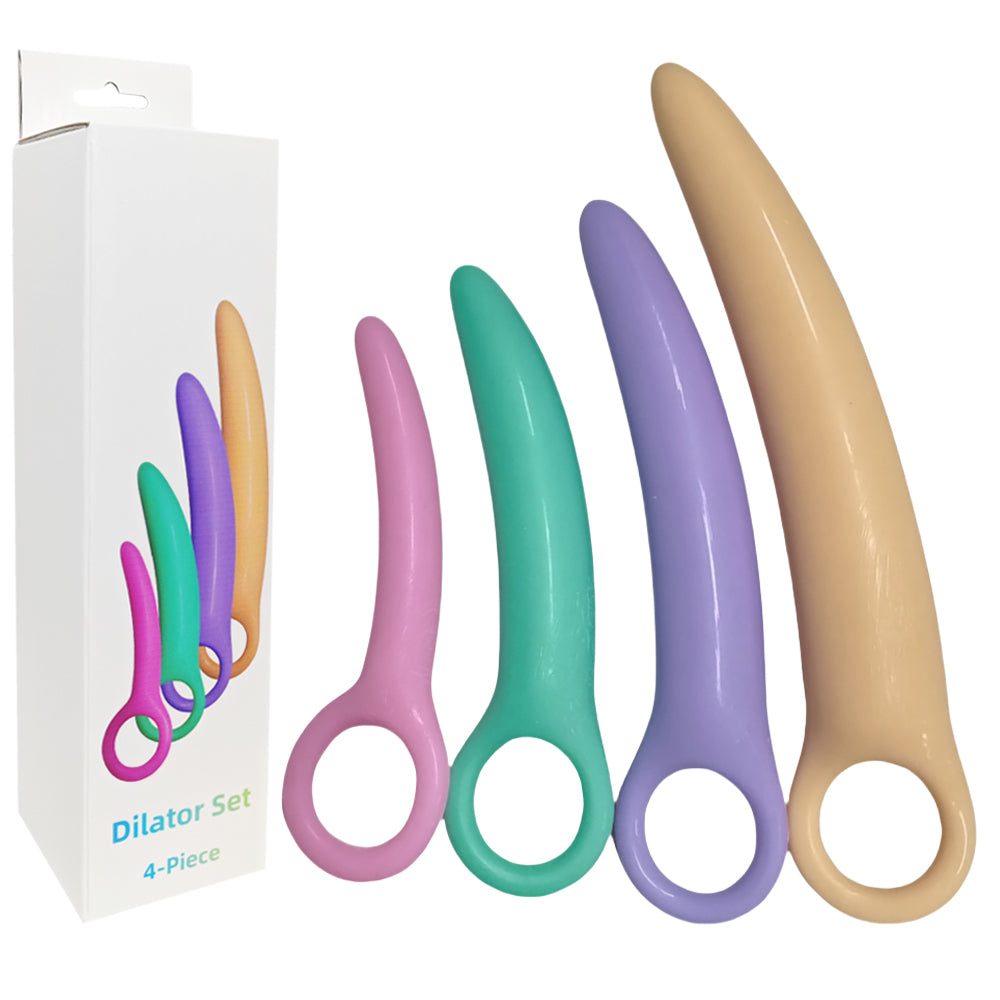 4 PCS Colorful TPR Dilator