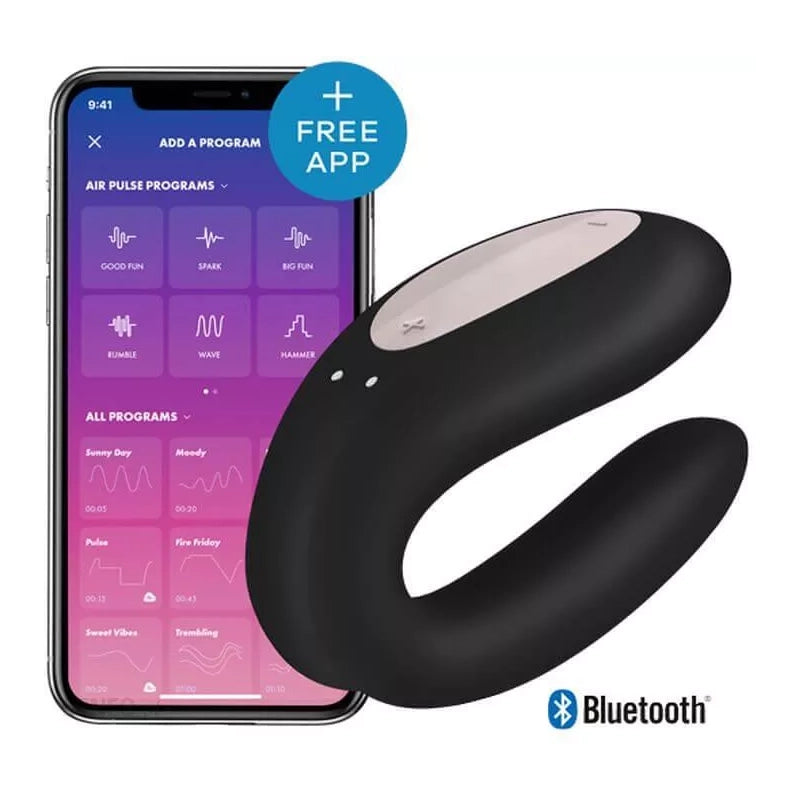 Вибратор Satisfyer Double Joy с дистанционным управлением
