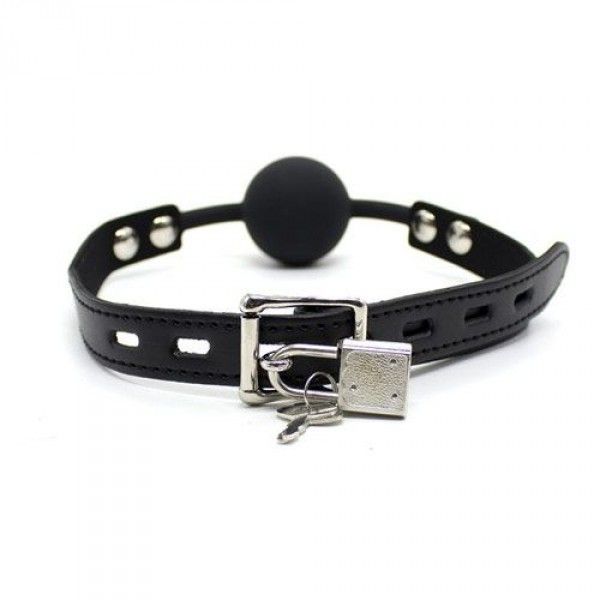 Ball Gag + Block Black