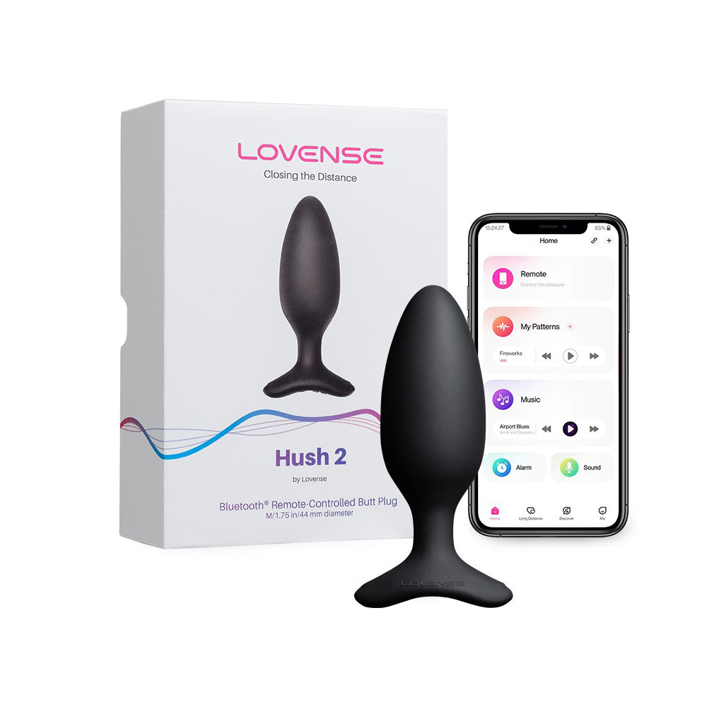 Lovense  Hush 2 Butt Plug Medium 1.75 inch