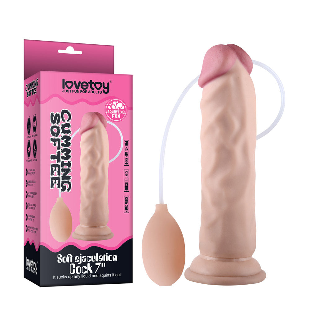 8,5" Мягкий эякулирующий член