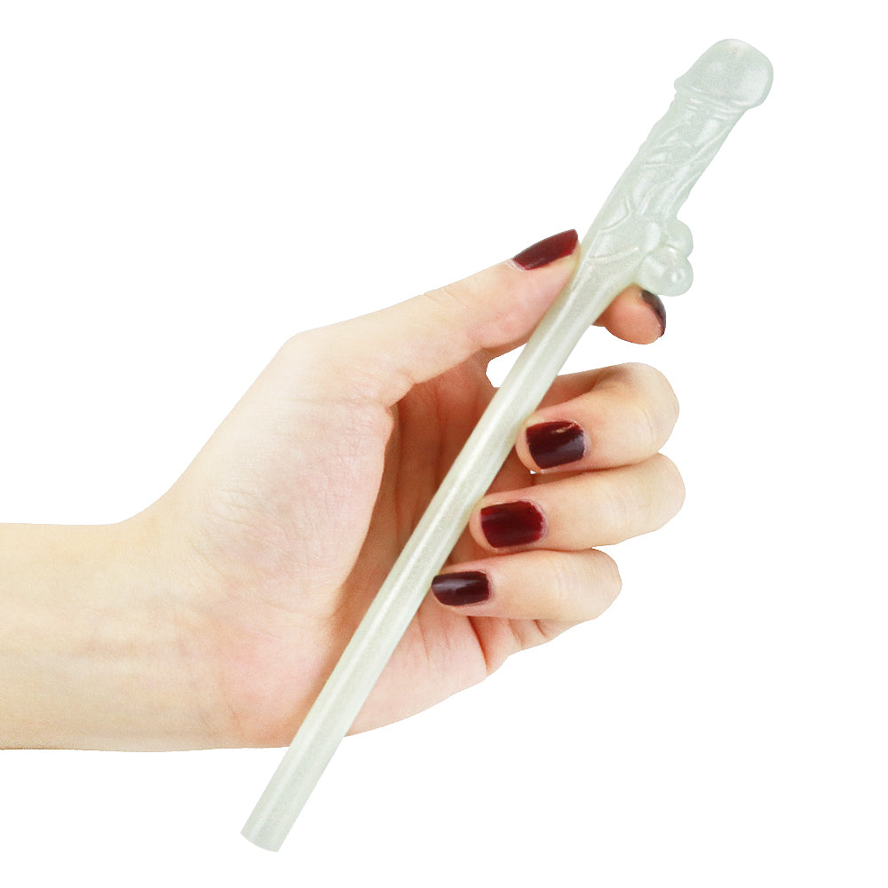 Glow in the Dark Willy Straws – Pack of 9