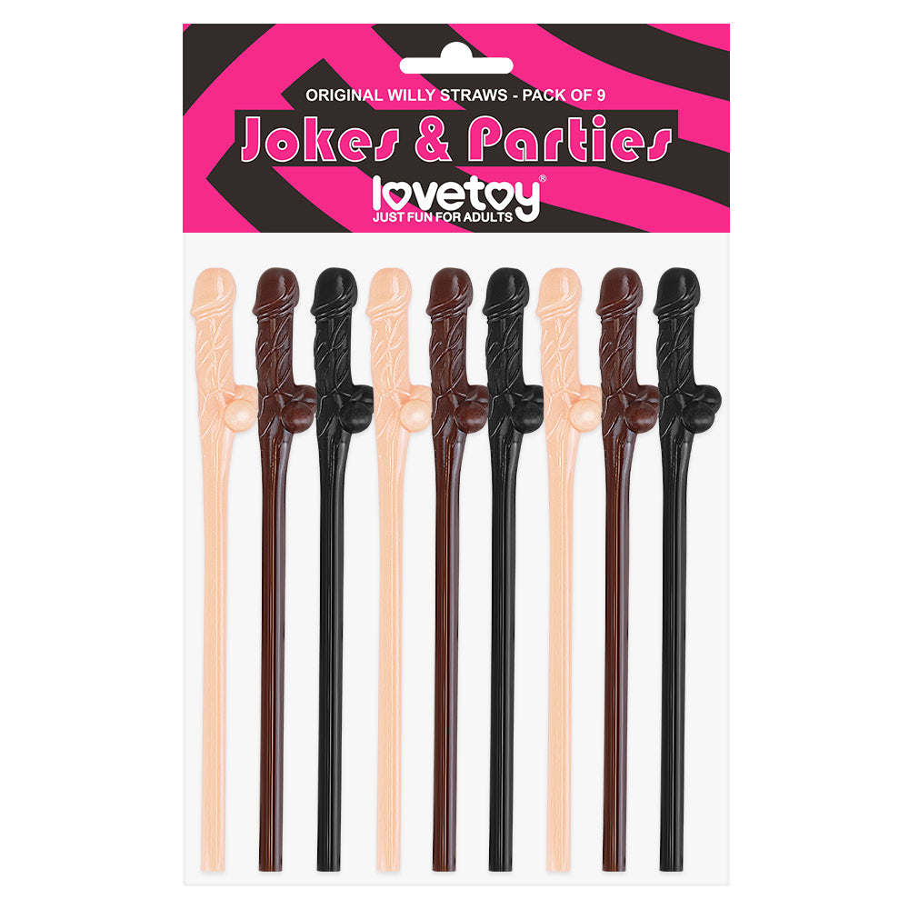 Original Willy Straws – Pack of 9