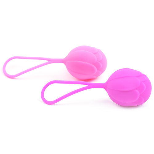 Purple  Color Silicone Single Kegal Balls