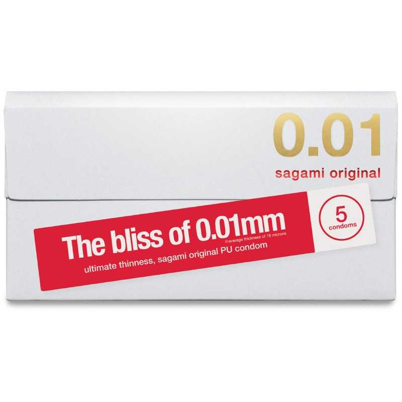 Sagami Original 0.01 PU Condom 5 pcs