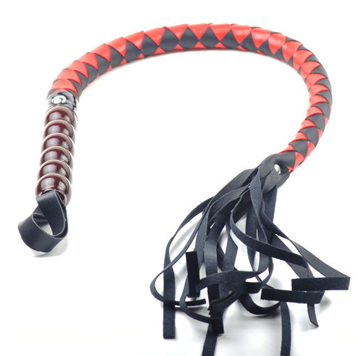 85 CM Black and Red Whip